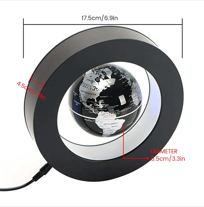 LED Novelty Round Floating Globe